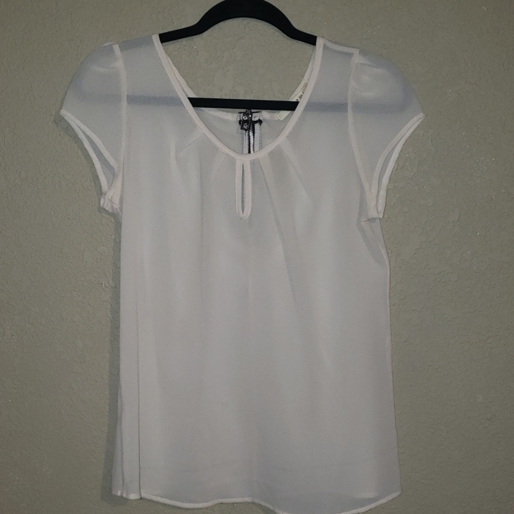 Chiffon Cream Blouse